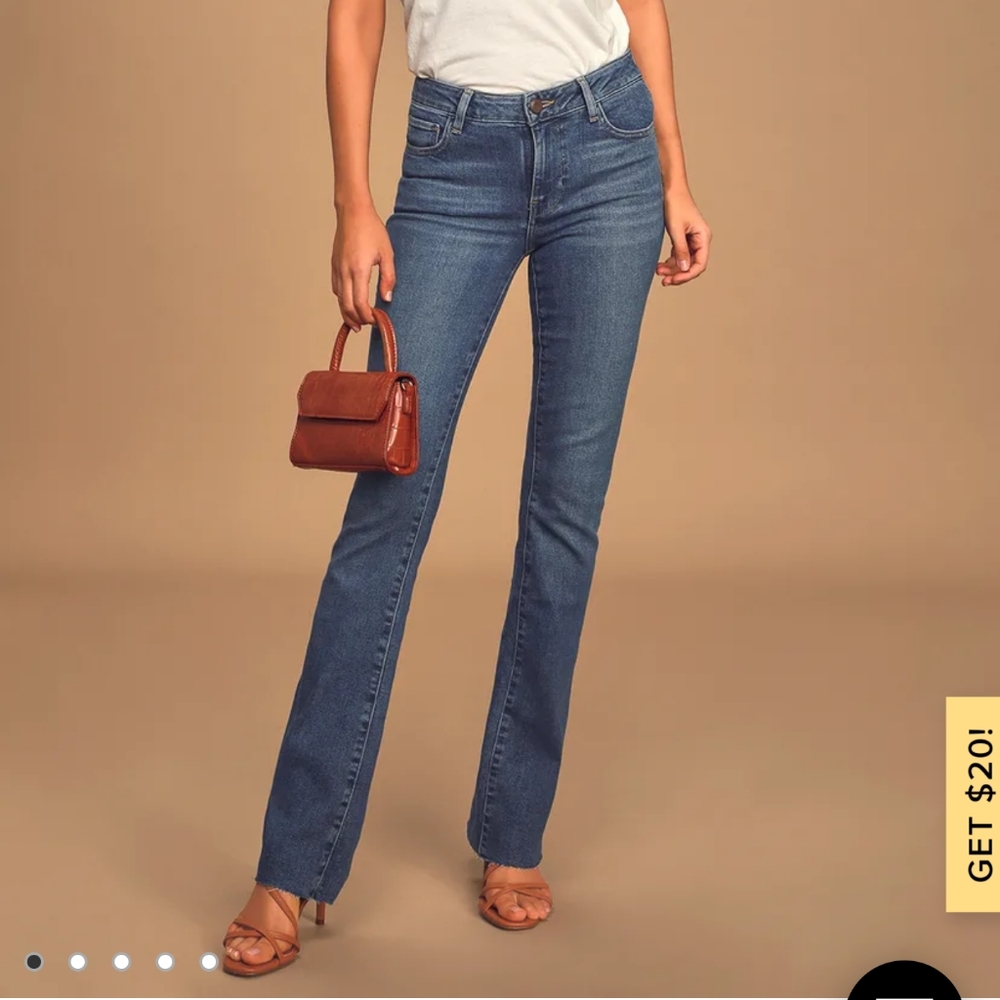 Midrise flare jeans